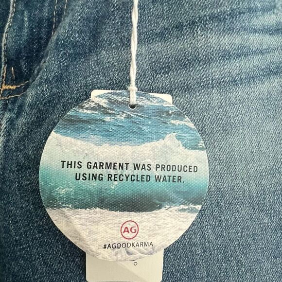 Ag Adriano Goldschmied Alexxis High Rise Straight Jeans size 25 New with tags - Picture 4 of 11